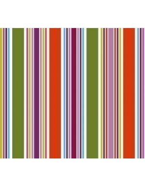 SERVILLETAS "BROKEN LINES"  16,5 x 16,5 cm MULTICOLOR (20 Ud/Paq)  
