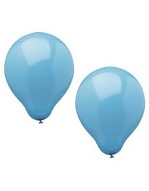 GLOBOS COLOR AZUL CELESTE 10 Ud/Paq 