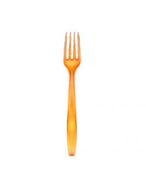 TENEDOR 19 cm NARANJA 50 Ud/Paq