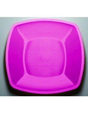 PLATO GRANDE 30 cm FUCSIA 6 Ud/Paq