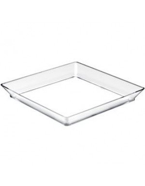 BANDEJA MEDIUM CUADRADA 13 cm TRANSPARENTE 12 Ud/Paq