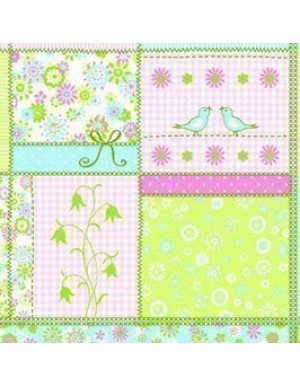 SERVILLETAS 3 CAPAS PASTEL HARMONY 16,5 x 16,5 cm (20 Ud/Paq)