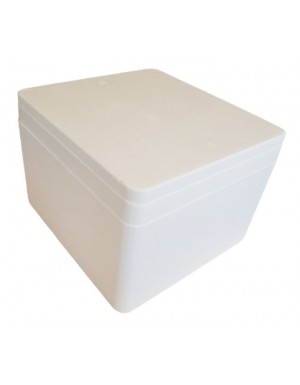 Caja térmica de poliestireno expandido 40 litros, para transporte de alimentos (1 paquete de 3 unidades)