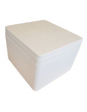 Caja térmica de poliestireno expandido 40 litros, para transporte de alimentos (1 paquete de 3 unidades)