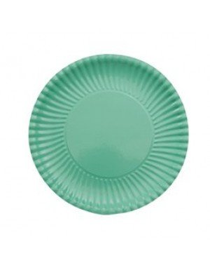 PLATO CARTON MENTA 18 cm 10 Ud/Paq