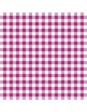 SERVILLETAS "VICHY" 16,5 x 16,5 cm FUCSIA (30 Ud/Paq)