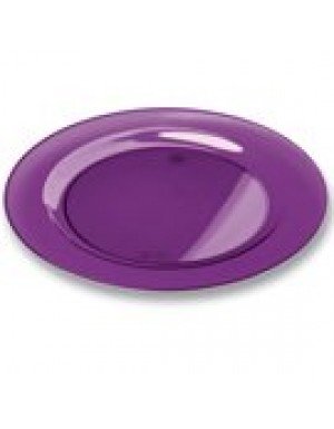 PLATO EXTRA RESISTENTE 23 cm MORADO (6 Paq/Ud)