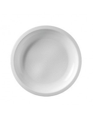 PLATO POSTRE PP 18.5 cm BLANCO 50 Ud/Paq