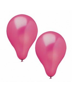 GLOBOS COLOR ROSA FUCSIA 10 Ud/Paq 