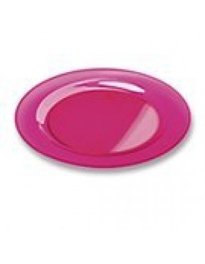 PLATO EXTRA RESISTENTE 19 cm ROSA FUCSIA  (10 Paq/Ud)