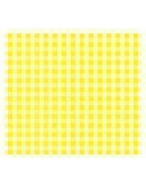 SERVILLETA VICHY 16,5 x 16,5 cm AMARILLO (30 Ud/Paq)