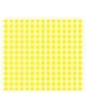 SERVILLETA VICHY 16,5 x 16,5 cm AMARILLO (30 Ud/Paq)