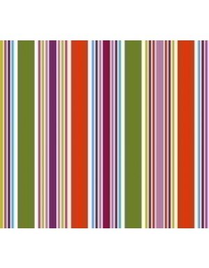 SERVILLETAS "BROKEN LINES"  16,5 x 16,5 cm MULTICOLOR (20 Ud/Paq)  