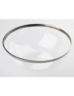 BOL PLÁSTICO 3,5 L BORDE PLATA TRANSPARENTE  1 Ud/Paq