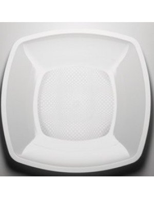 PLATO LLANO PP 23 cm BLANCO 25 Ud/Paq