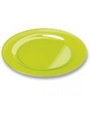 PLATO EXTRA RESISTENTE 23 cm VERDE  (6 Paq/Ud)